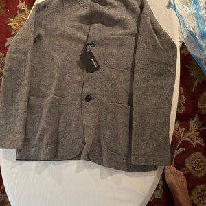 Buck Mason Charcoal Wool Chore Coat